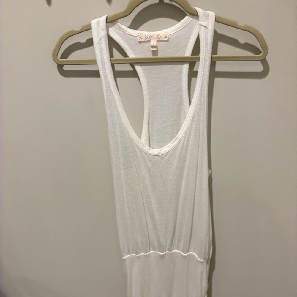 White T-shirt tank dress